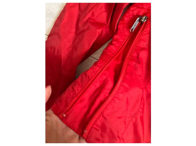 Aspesi Rote Wasserfeste Nylon Steppjacke Mädchen - Ansicht 5