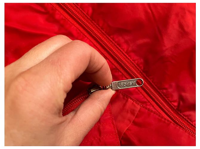 Aspesi Rote Wasserfeste Nylon Steppjacke Mädchen - Ansicht 7