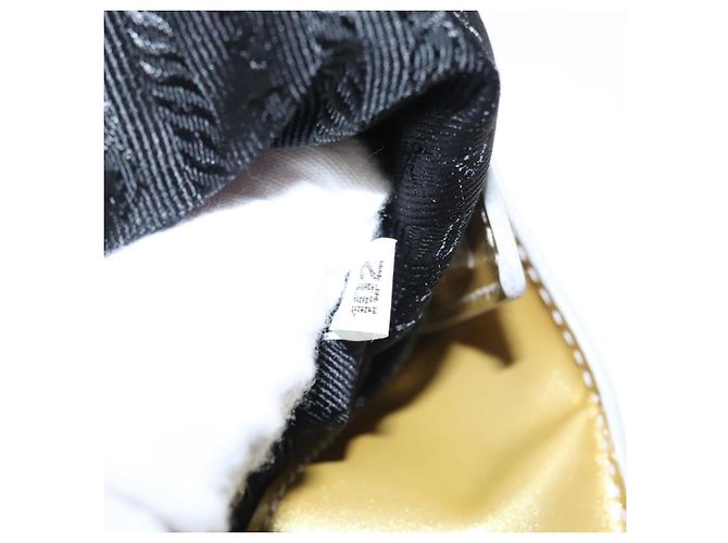 PRADA Handtasche Emaille Goldton Auth bs19576 - Ansicht 12