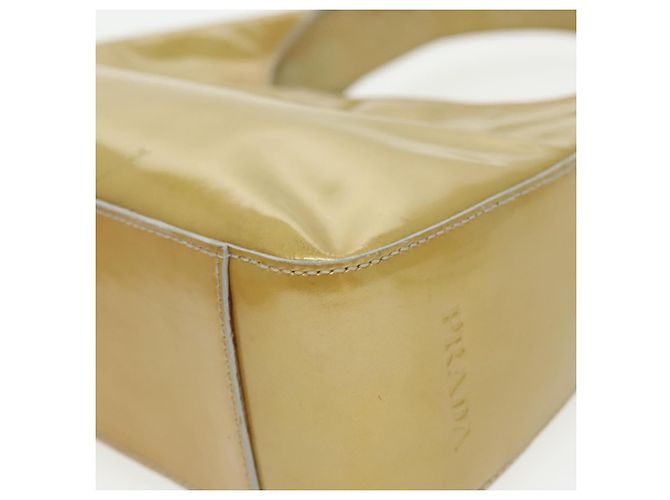PRADA Handtasche Emaille Goldton Auth bs19576 - Ansicht 14