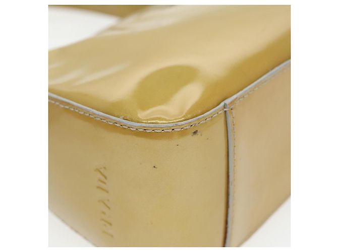 PRADA Handtasche Emaille Goldton Auth bs19576 - Ansicht 15