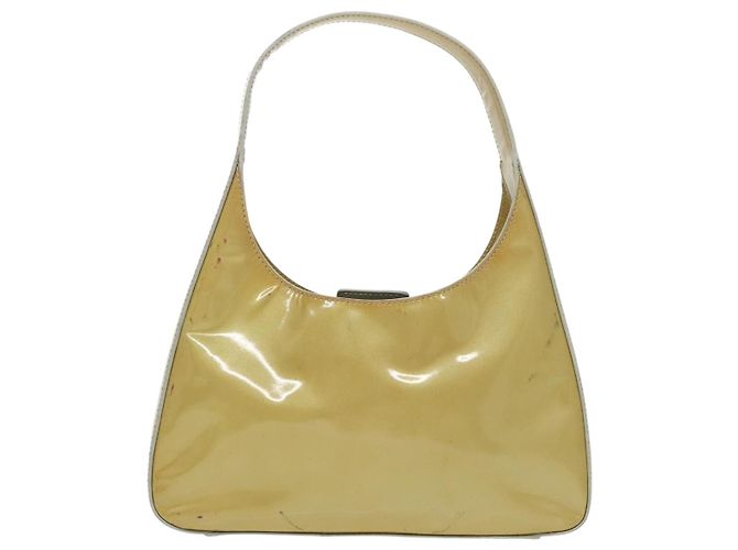 PRADA Handtasche Emaille Goldton Auth bs19576 - Ansicht 2