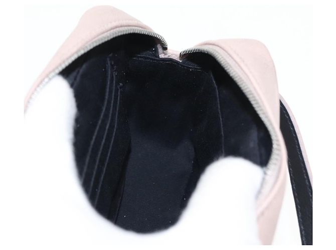 SAINT LAURENT Marsupio in Pelle Rosa Nero Argento Auth bs19957 - vista 22