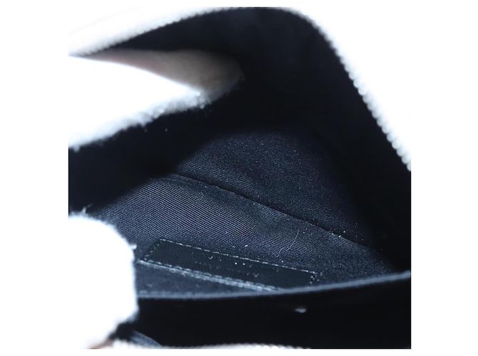 SAINT LAURENT Marsupio in Pelle Rosa Nero Argento Auth bs19957 - vista 23