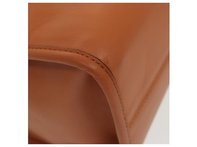 Borsa MCM in pelle 2 vie marrone argento autentica mr659 - vista 15