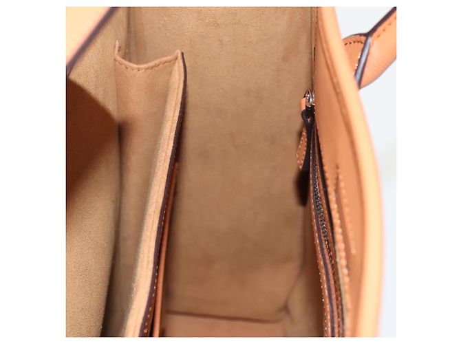 Borsa MCM in pelle 2 vie marrone argento autentica mr659 - vista 18