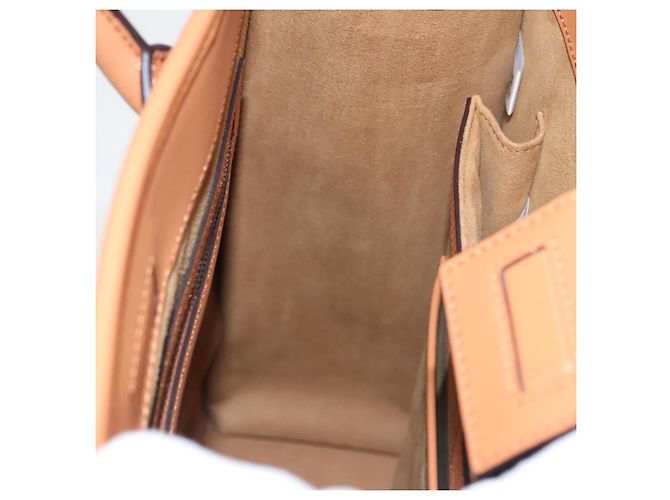 Borsa MCM in pelle 2 vie marrone argento autentica mr659 - vista 19