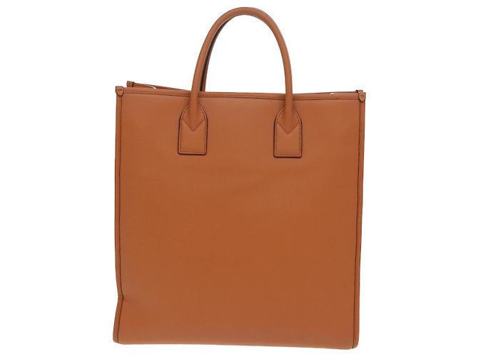 Borsa MCM in pelle 2 vie marrone argento autentica mr659 - vista 2