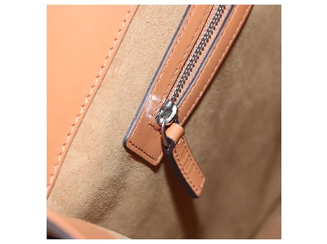 Borsa MCM in pelle 2 vie marrone argento autentica mr659 - vista 21