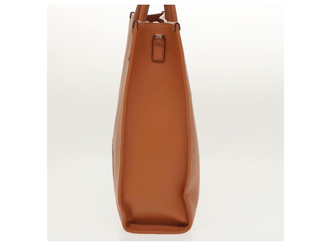Borsa MCM in pelle 2 vie marrone argento autentica mr659 - vista 3