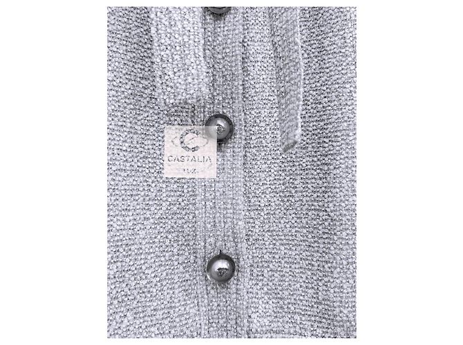 Chanel Neue CC-Buttons Tweedjacke mit Schleife Mehrfarben - Ansicht 7
