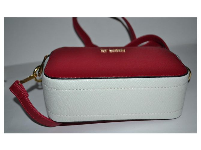 Borsa a mano Guy Laroche bianca e rossa in similpelle Bianco Rosso - vista 5