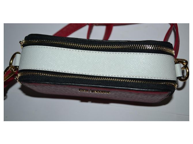 Borsa a mano Guy Laroche bianca e rossa in similpelle Bianco Rosso - vista 6