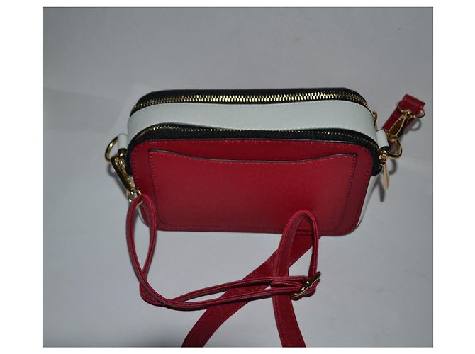 Borsa a mano Guy Laroche bianca e rossa in similpelle Bianco Rosso - vista 7