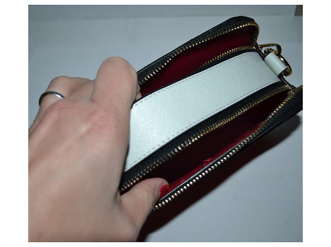 Borsa a mano Guy Laroche bianca e rossa in similpelle Bianco Rosso - vista 8