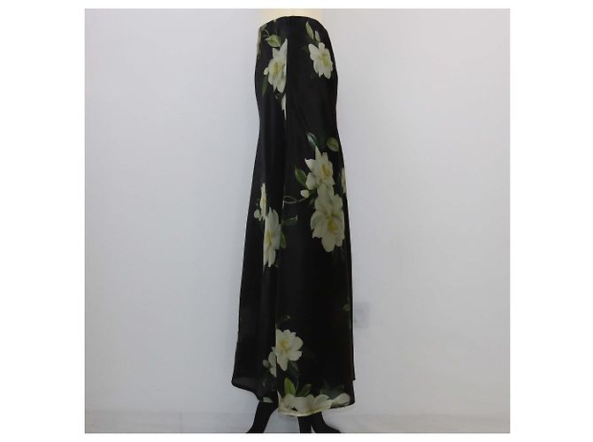 Falda maxi acampanada floral Black Harmony de Zimmermann - vista 2