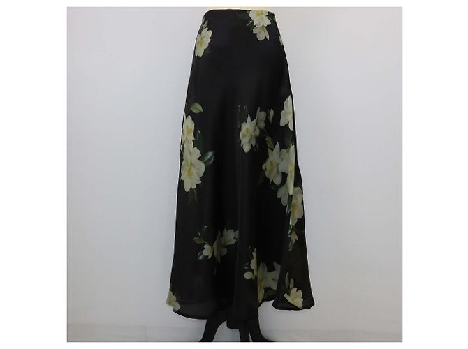 Falda maxi acampanada floral Black Harmony de Zimmermann - vista 3