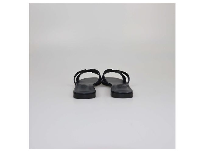 Oran Hermès HERMES Flats T.EU Tessuto Blu - vista 5