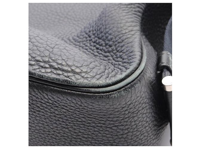 Borsa a spalla Tsako in fjord nero Hermès - vista 7