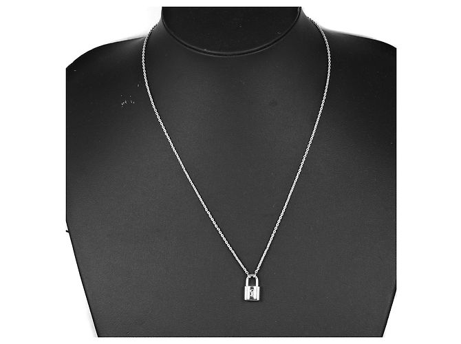 Collana Lockit Louis Vuitton in argento 925 Q93559 Metallico - vista 2