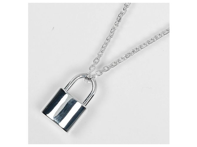 Collana Lockit Louis Vuitton in argento 925 Q93559 Metallico - vista 3