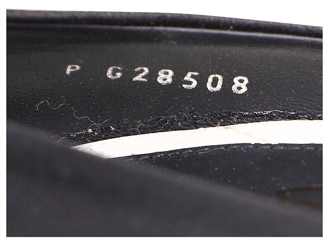 Timeless Pumps Chanel con logo sul retro in raso nero - vista 7