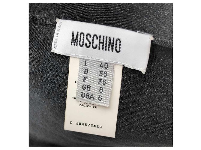 Moschino Shift-Kleid mit schwarzem Tüllüberzug - Ansicht 6