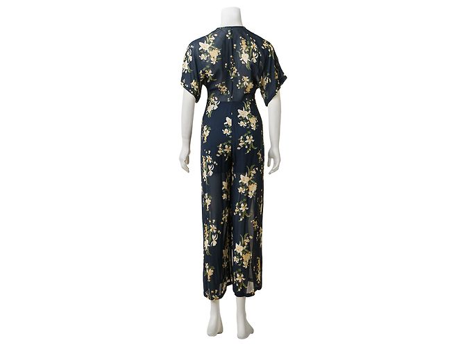 Reformation Mono con escote en V y estampado floral - vista 2
