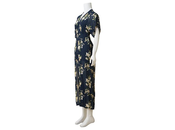 Reformation Mono con escote en V y estampado floral - vista 8