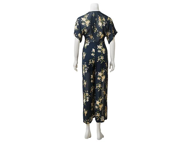 Reformation Mono con escote en V y estampado floral - vista 9