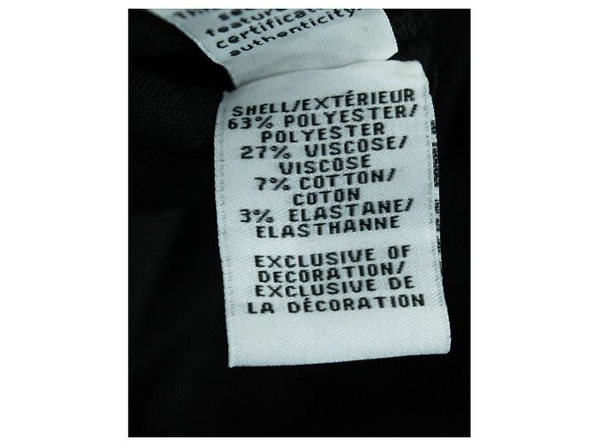 Diane Von Furstenberg Vestido negro con detalle en V - vista 5