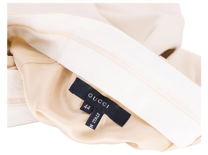 Falda Gucci de lana beige Blanco Crudo - vista 4