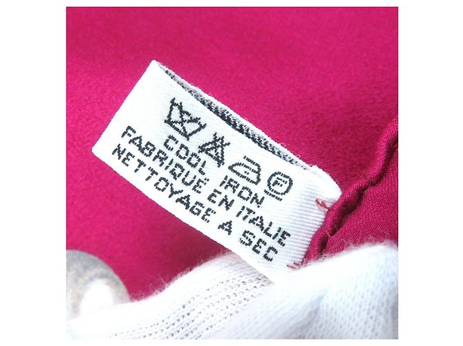 Sciarpa in seta Camelia di Chanel Rosa - vista 6