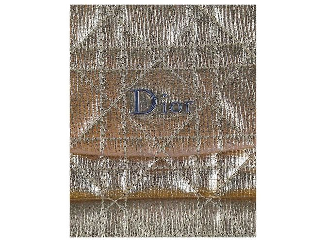Dior Stardust Gold Leder Cannage Rucksack Golden Metallisch - Ansicht 7