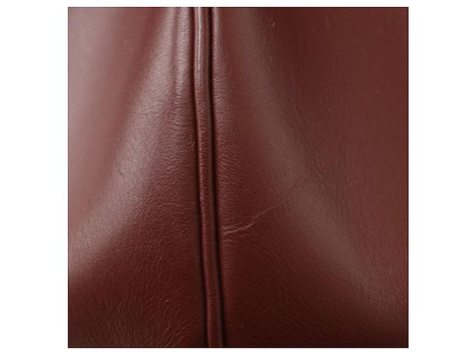 Borsa a spalla in pelle Bordeaux Cartier Bordò - vista 7