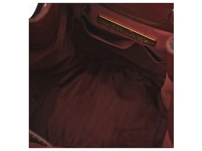 Borsa a spalla in pelle Bordeaux Cartier Bordò - vista 9