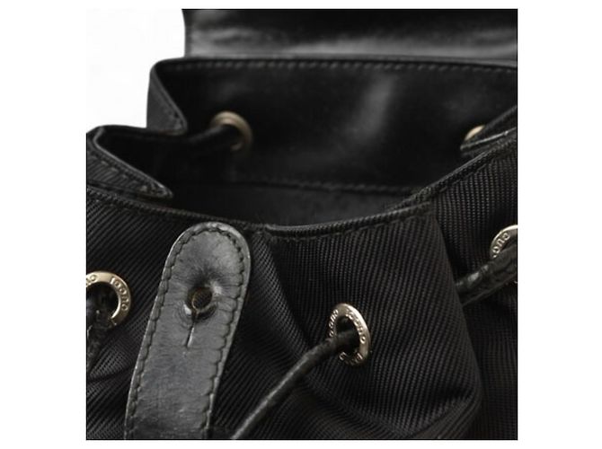 Zaino Gucci Bamboo in pelle nera Nero - vista 11
