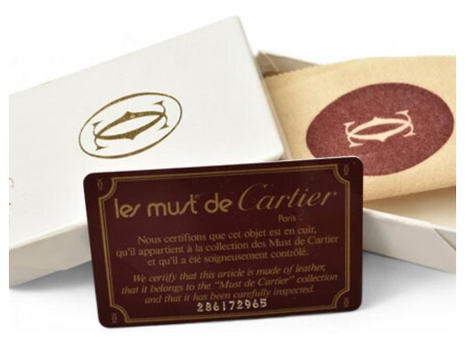 Funda para llaves de cuero Burdeos Cartier - vista 13