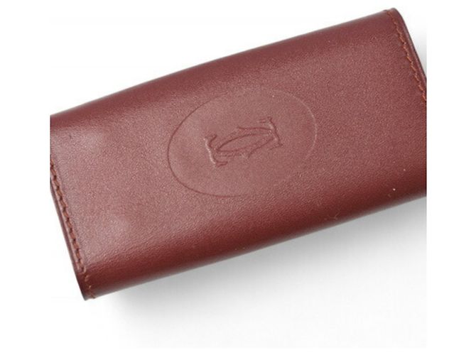 Funda para llaves de cuero Burdeos Cartier - vista 4
