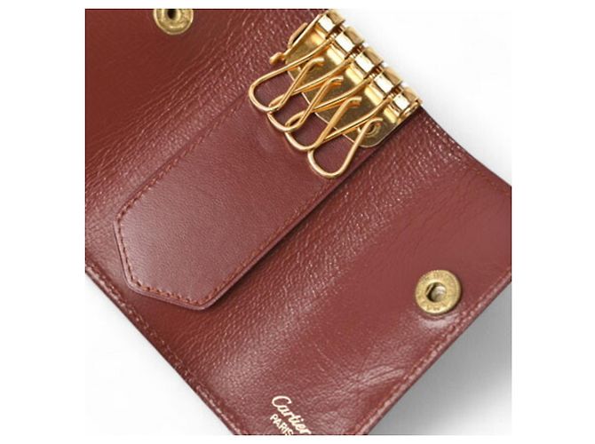 Funda para llaves de cuero Burdeos Cartier - vista 7