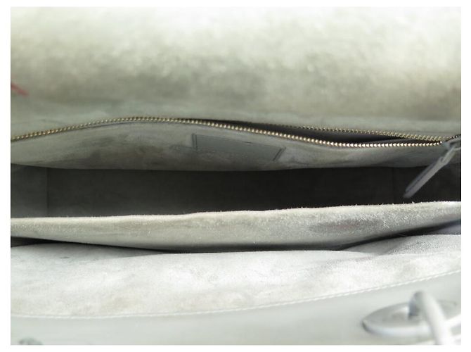BORSA A MANO CHRISTIAN DIOR LADY LARGE ULTRAMAT GRIGIA CON TRACOLLA Grigio - vista 9