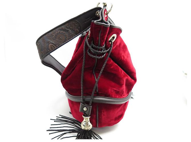 NUOVA BORSA A MANO LANCEL BRIGITTE BARDOT BB A SPALLA VELLUTO - vista 3
