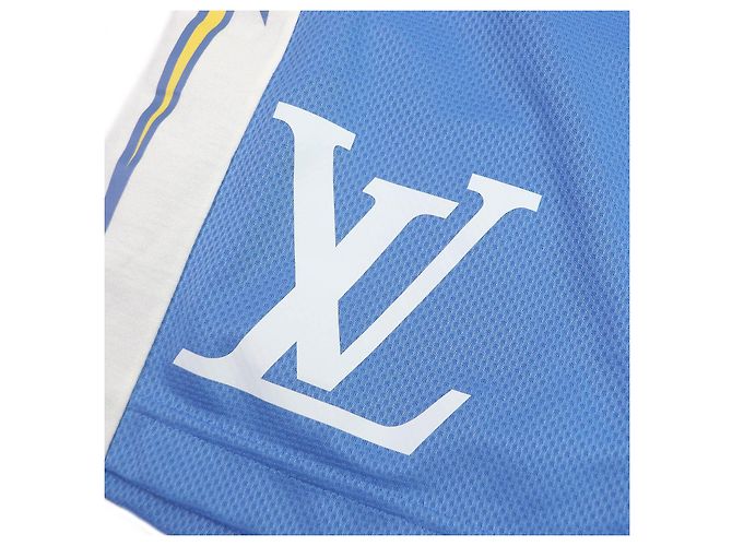 Louis Vuitton Mesh Game Shorts hellblau S - Ansicht 5