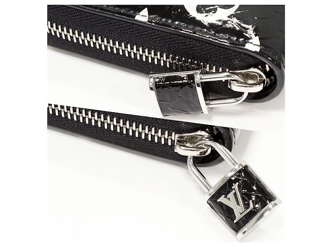 Carteira Zippy Monogram Python Louis Vuitton N96955 Preto - vista 5