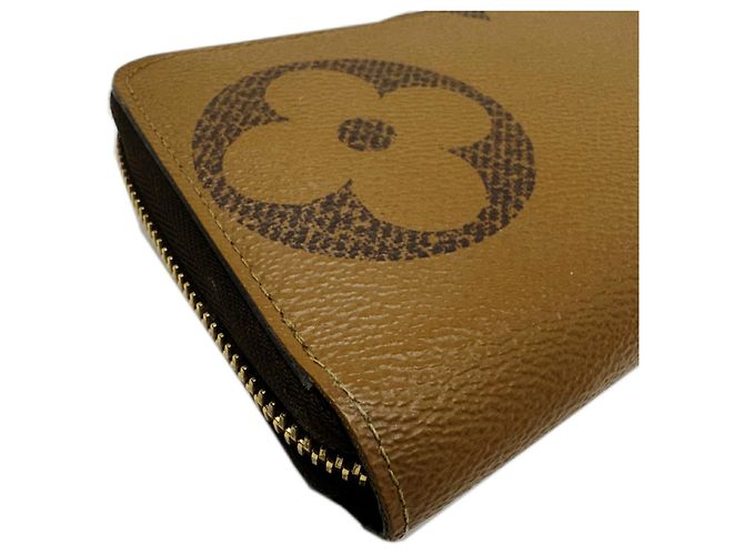 Louis Vuitton Monogram Reverse Long Bill Wallet Brown - view 3