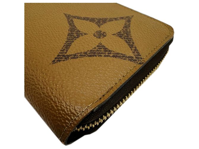 Louis Vuitton Monogram Reverse Long Bill Wallet Brown - view 6