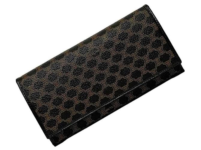 Céline Celine Bi-Fold Langbörse Braun Schwarz - Ansicht 2