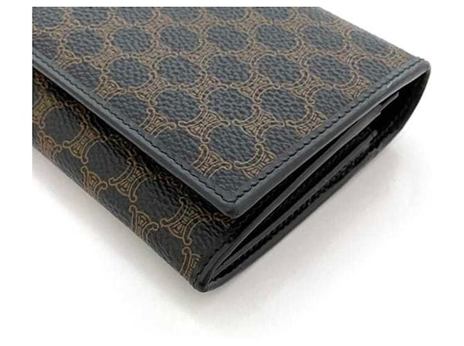 Céline Celine Bi-Fold Langbörse Braun Schwarz - Ansicht 5