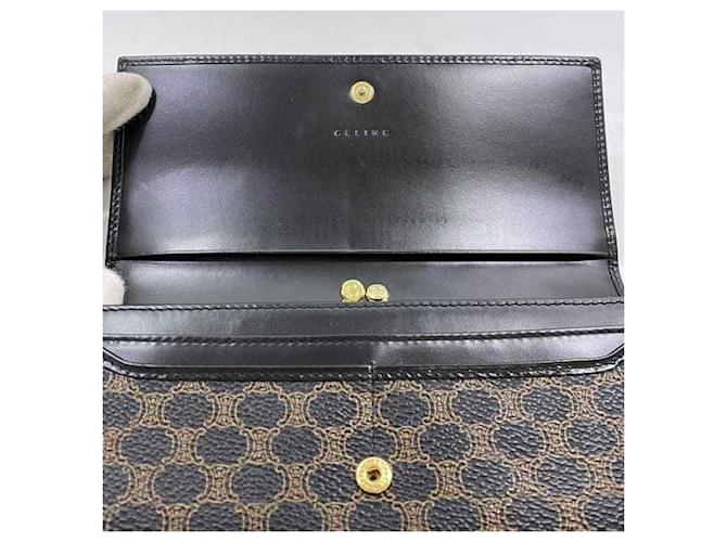 Céline Celine Bi-Fold Langbörse Braun Schwarz - Ansicht 7
