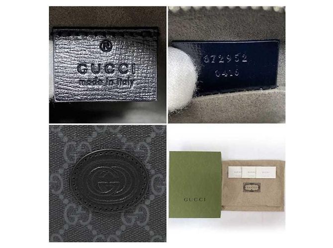 Borsa a spalla pochette nera Gucci Nero - vista 11